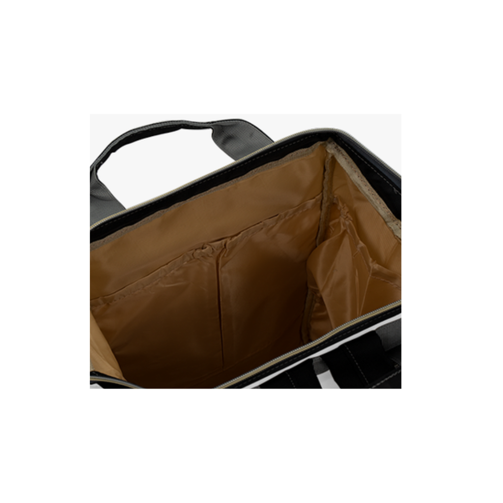 Blue Damask Pinstripe Collection | Nylon Multifunctional Backpack Carryon