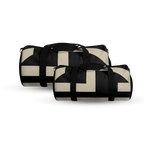 Signia Block Duffel Bag, Black & Cream