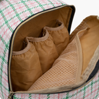 Houndstooth & Stripes Multifunctional Travel Backpack Carryon